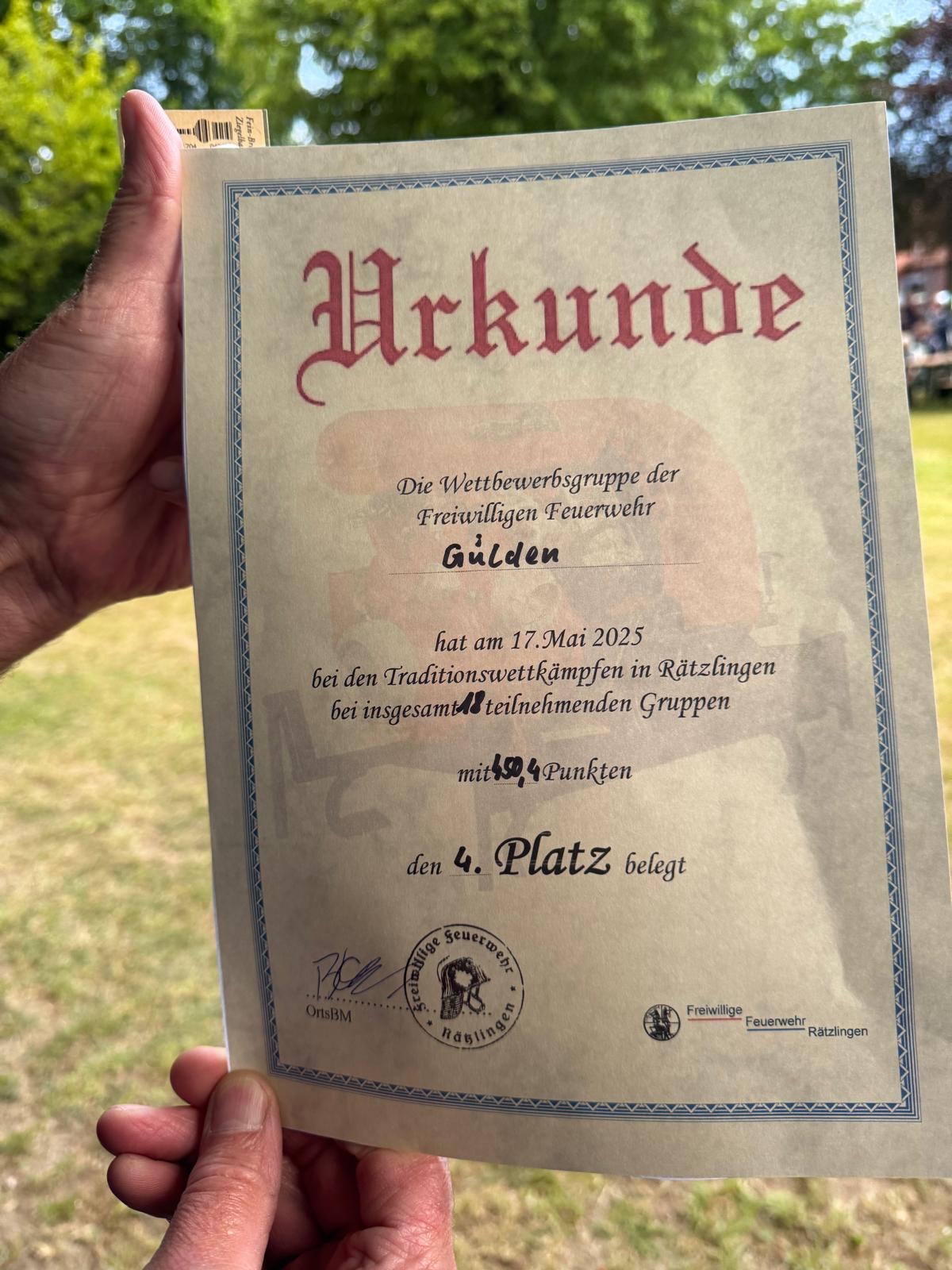 Urkunde 